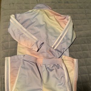 Adidas Girls Size 4 Two Piece Track Suit